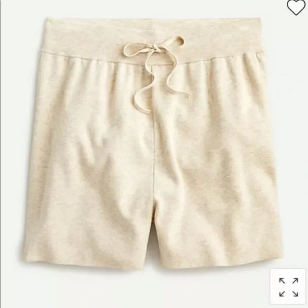 J. Crew Cozy Soft Sweater Lounge Shorts High Rise